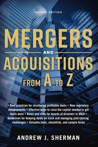 Cover image for Mergers and Acquisitions from A to Z