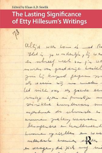 Cover image for The Lasting Significance of Etty Hillesum's Writings