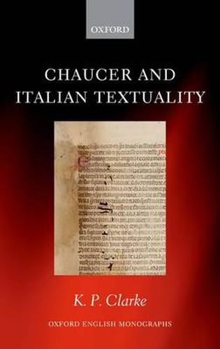 Cover image for Chaucer and Italian Textuality