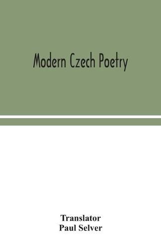 Cover image for Modern Czech poetry