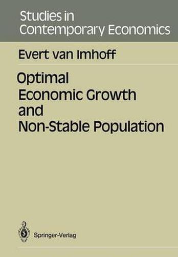 Cover image for Optimal Economic Growth and Non-Stable Population