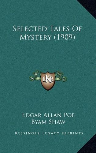 Cover image for Selected Tales of Mystery (1909)