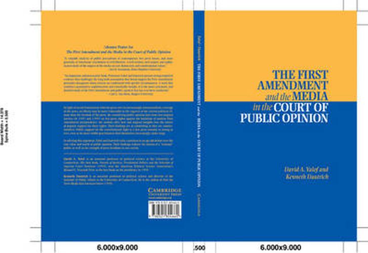 Cover image for The First Amendment and the Media in the Court of Public Opinion