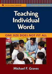 Cover image for Teaching Individual Words: One Size Does Not Fit All