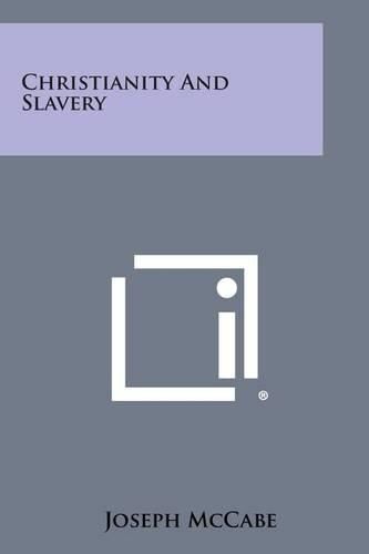 Cover image for Christianity and Slavery