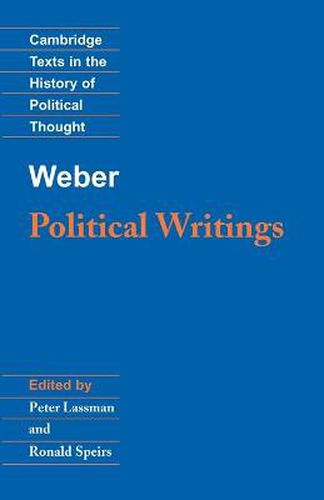 Cover image for Weber: Political Writings