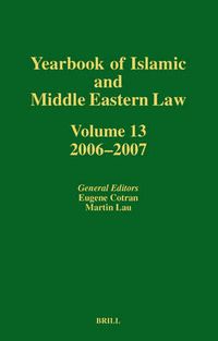 Cover image for Yearbook of Islamic and Middle Eastern Law, Volume 13 (2006-2007)