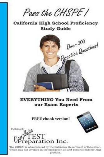 Cover image for Pass the CHSPE: California High School Proficiency Study Guide: Paperback and Ebook Package