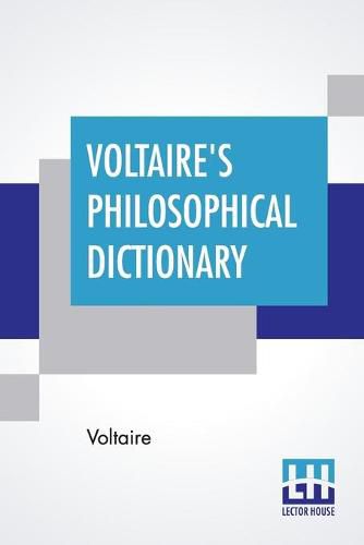 Cover image for Voltaire's Philosophical Dictionary