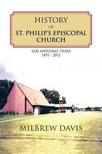 Cover image for History of St. Philip's Episcopal Church