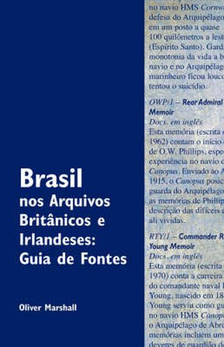 Cover image for Brasil Nos Arquivos Brit Nicos E Irlandeses: Guia De Fontes