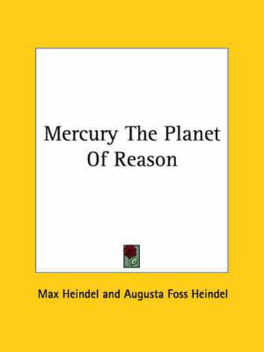 Cover image for Mercury the Planet of Reason