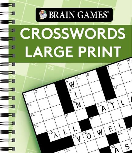 Cover image for Brain Games - Crosswords Large Print (Green)