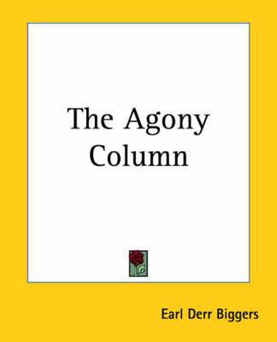 Cover image for The Agony Column