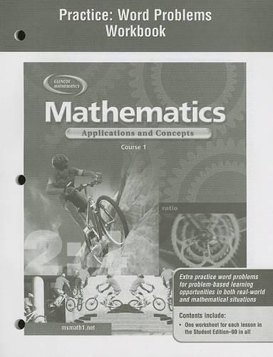 Cover image for Mathematics: Applications and Concepts, Course 1, Practice: Word Problems Workbook