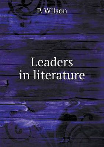 Cover image for Leaders in literature