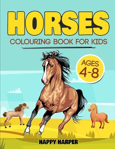 Cover image for Horses Colouring Book