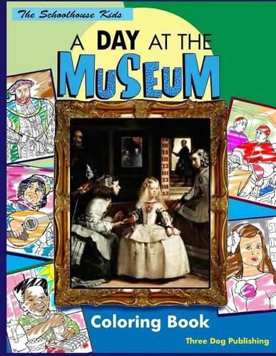 Cover image for A Day At The Museum Coloring Book