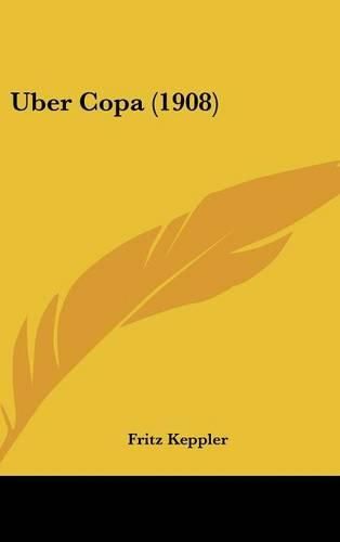 Cover image for Uber Copa (1908)