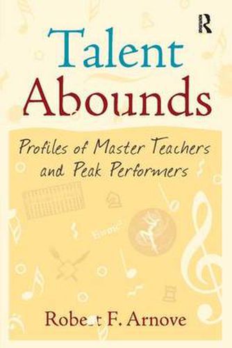 Cover image for Talent Abounds: Profiles of Master Teachers and Peak Performers