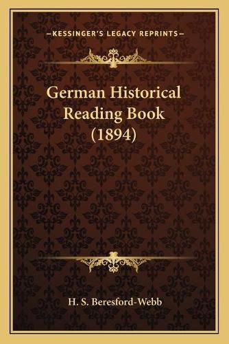 German Historical Reading Book (1894)