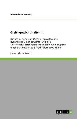 Cover image for Gleichgewicht halten !