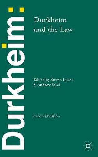 Cover image for Durkheim and the Law