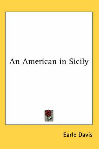 Cover image for An American in Sicily