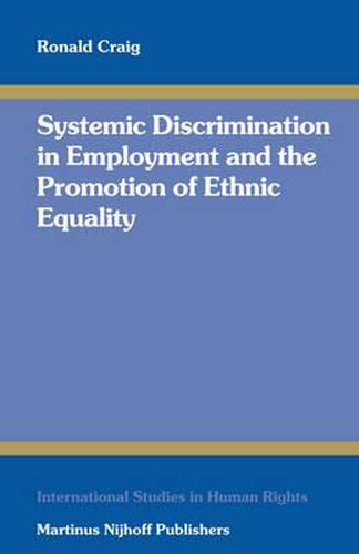 Cover image for Systemic Discrimination in Employment and the Promotion of Ethnic Equality