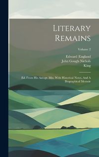 Cover image for Literary Remains