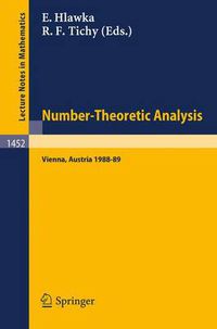 Cover image for Number-Theoretic Analysis: Seminar, Vienna