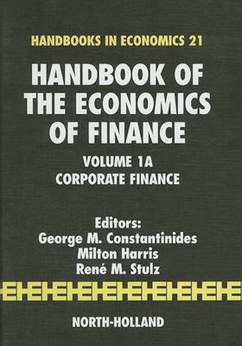 Cover image for Handbook of the Economics of Finance: Corporate Finance