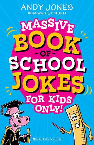 Cover image for Massive Book of School Jokes for Kids Only!