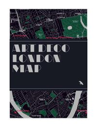 Cover image for Art Deco London Map