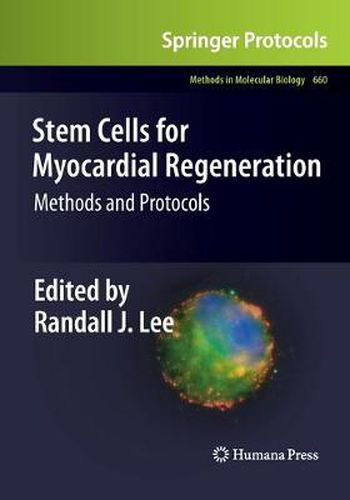 Cover image for Stem Cells for Myocardial Regeneration: Methods and Protocols