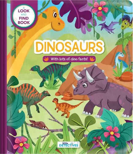 Cover image for Little Detectives: Dinosaurs: A Look-and-Find Book