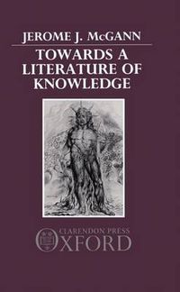 Cover image for Towards a Literature of Knowledge