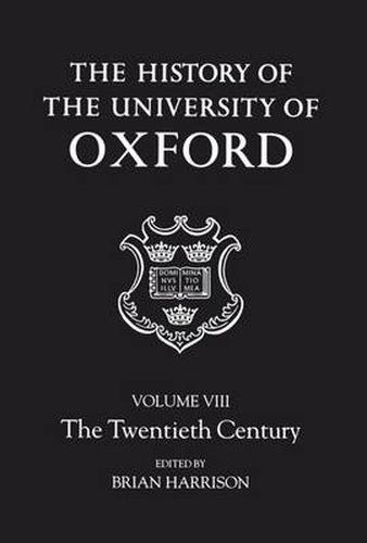 Cover image for The History of the University of Oxford