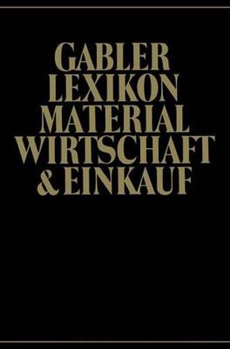 Cover image for Gabler Lexikon Material Wirtschaft & Einkauf