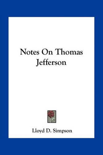 Notes on Thomas Jefferson