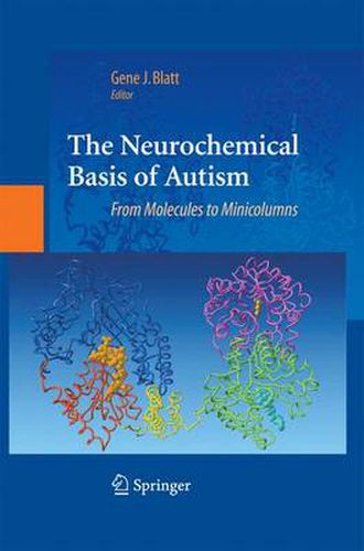 Cover image for The Neurochemical Basis of Autism: From Molecules to Minicolumns