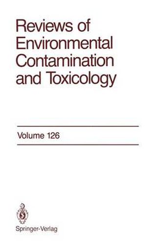 Cover image for Reviews of Environmental Contamination and Toxicology: Continuation of Residue Reviews