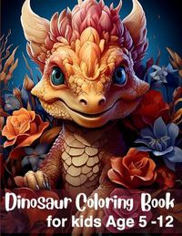 Cover image for Dinosaur Coloring Book for Kids