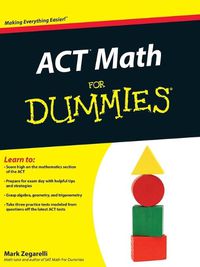 Cover image for ACT Math For Dummies