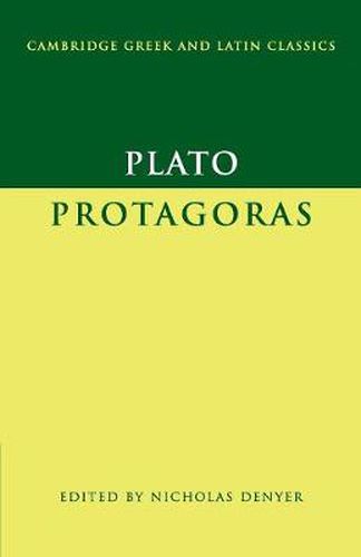 Cover image for Plato: Protagoras
