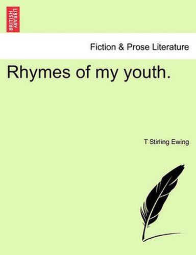 Cover image for Rhymes of My Youth.