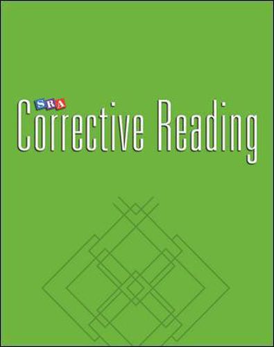 Cover image for Corrective Reading Decoding Level C, Blackline Masters