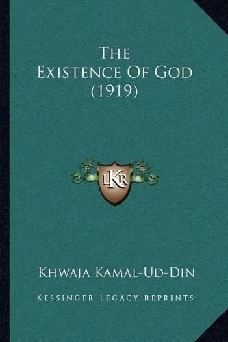 Cover image for The Existence of God (1919)