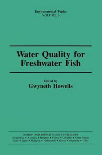 Cover image for Water Qual Freshwater Fish