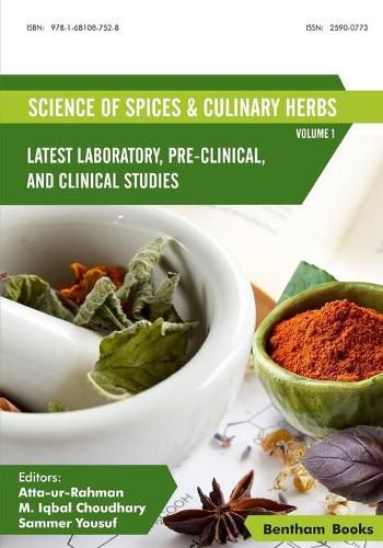 Cover image for Science of Spices and Culinary Herbs - Latest Laboratory, Pre-clinical, and Clinical Studies